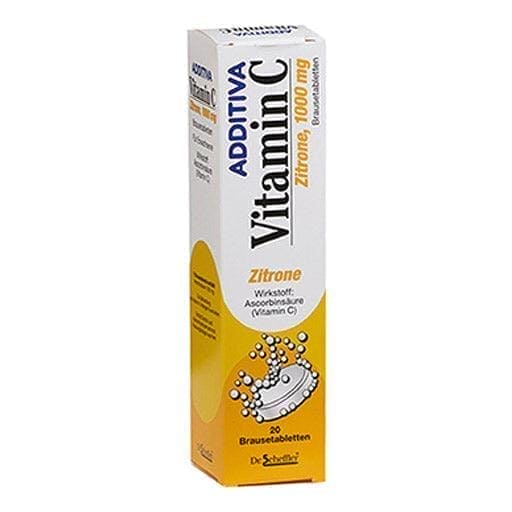 Ascorbic acid, ADDITIVA Vitamin C effervescent tablets - UKDorf