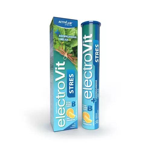 Ashwagandha root, lemon balm, ElectroVit Stress orange flavor - UKDorf