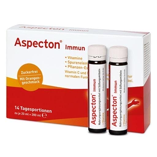 ASPECTON immune drinking ampoules, Vitamins C, D, zinc, selenium - UKDorf