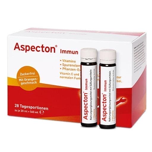 ASPECTON immune drinking ampoules, Vitamins C, D, zinc, selenium - UKDorf