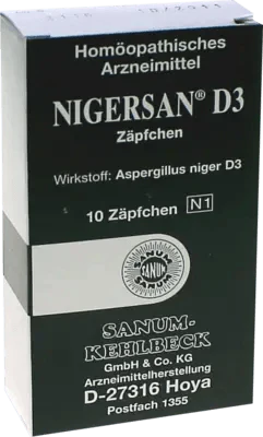Aspergillus niger, aspergillus niger skin infection, NIGERSAN D 3 suppositories - UKDorf