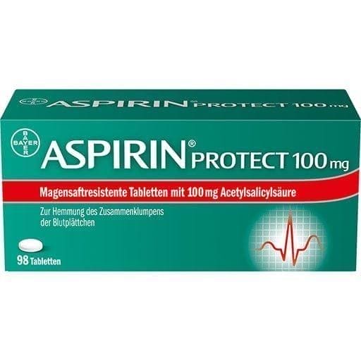 ASPIRIN Protect 100 mg acetylsalicylic acid tablets - UKDorf