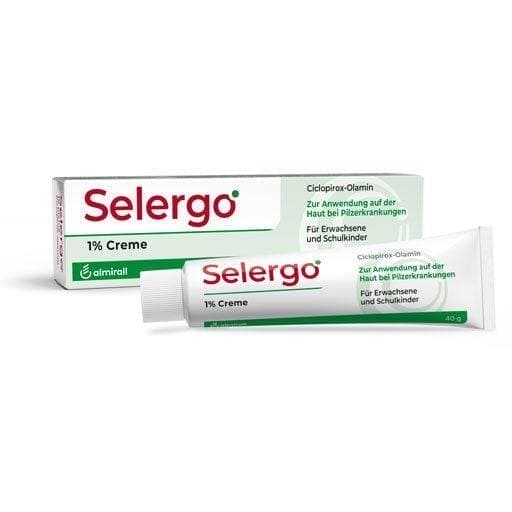 Athlete's foot treatment, SELERGO 1% cream, ciclopirox olamine - UKDorf