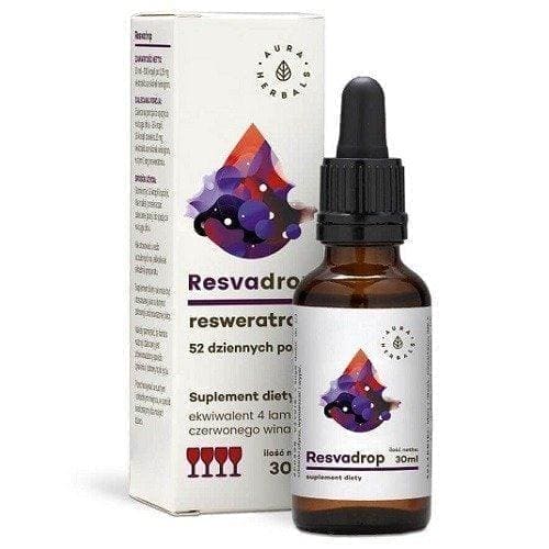 AURA HERBALS Resvadrop - Resveratrol drops UK