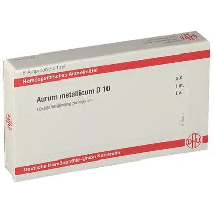 AURUM METALLICUM D 10 ampoules - UKDorf