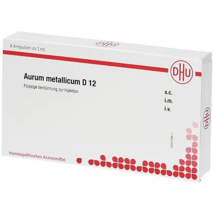 AURUM METALLICUM D 12 ampoules - UKDorf