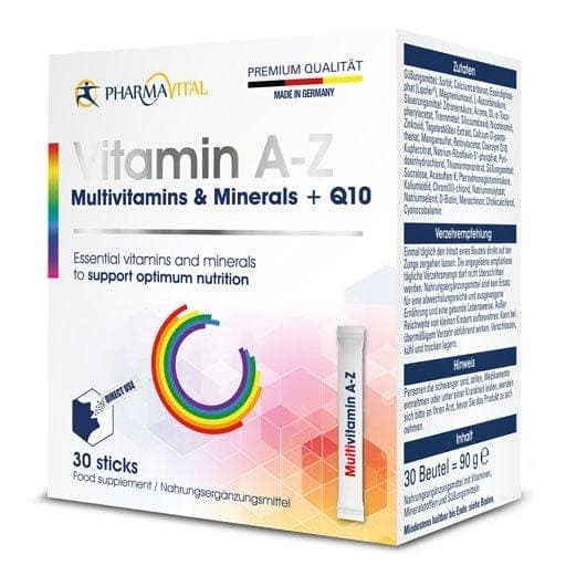 AZ Multivitamin Sticks, Essential vitamins and minerals - UKDorf