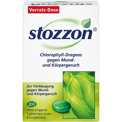 bad breath and body odor, STOZZON chlorophyll coated tablets - UKDorf