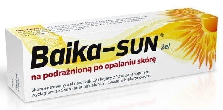Baika-SUN gel 40g panthenol, hyaluronic acid, Baikal skullcap UK