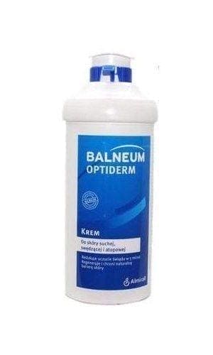 BALNEUM Optiderm cream, dispenser, antipruritic, oily skin surface dryness - UKDorf