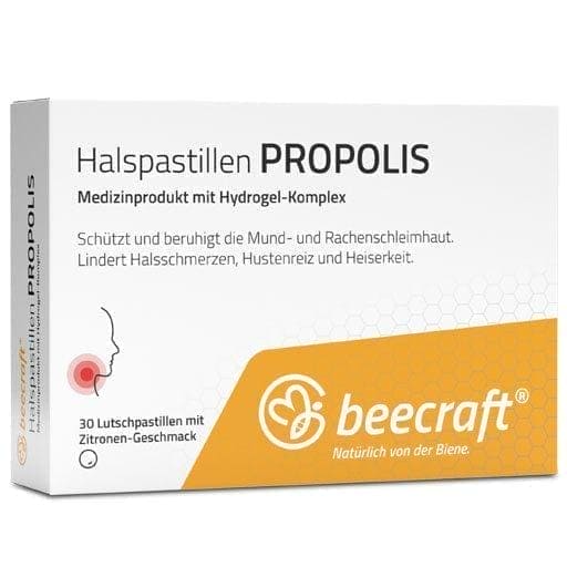 BEECRAFT throat pastilles propolis - UKDorf