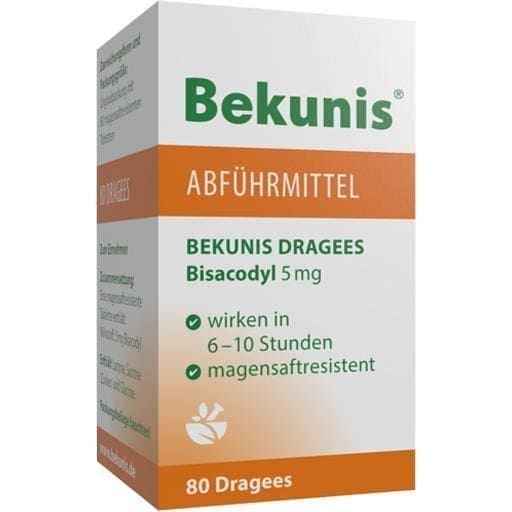 BEKUNIS tablets bisacodyl 5 mg 80 pc.