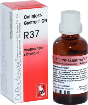 Belching, flatulence, constipation, COLINTEST-Gastreu CN R37 mixture - UKDorf