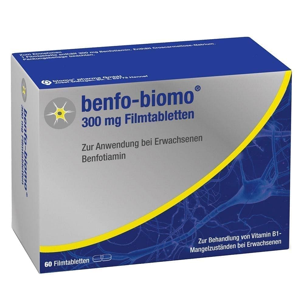 BENFO-biomo 300 mg benfotiamine, vitamin b1 deficiency UK