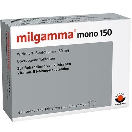 Benfotiamine MILGAMMA mono 150 coated tablets UK