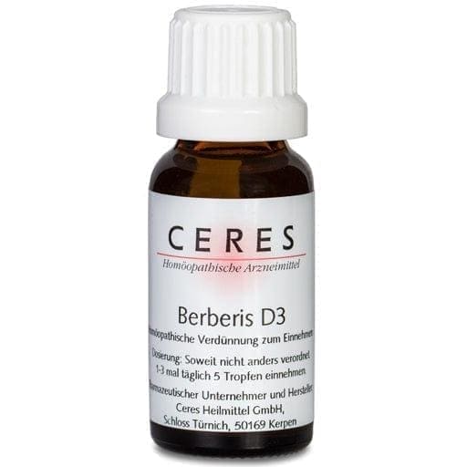 Berberis vulgaris review, Berberis D3 Dilution, CERES - UKDorf