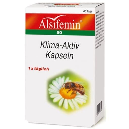 Best vitamins for menopause, ALSIFEMIN 50 climate active with soya 1x1 capsules - UKDorf