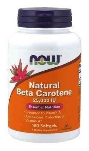 Beta-Carotene 15mg (25,000 IU) x 180 capsules UK