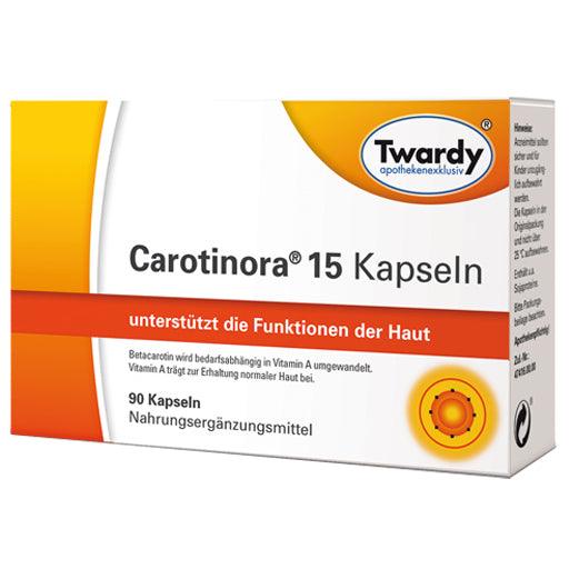 Beta-carotene, CAROTINORA 15 capsules - UKDorf