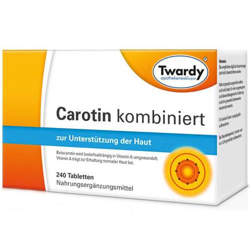 Beta-carotene, pantothenic acid, biotin, CAROTIN COMBINED Tablets - UKDorf