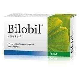 Bilobil 40mg x 60 tablets, memory loss UK