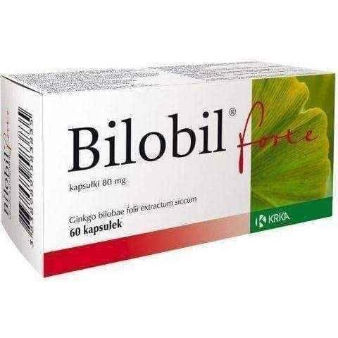 Bilobil Forte 80mg, circulation problems UK