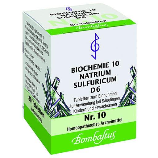 BIOCHEMISTRY 10 Natrum sulfuricum D 6 tablets - UKDorf