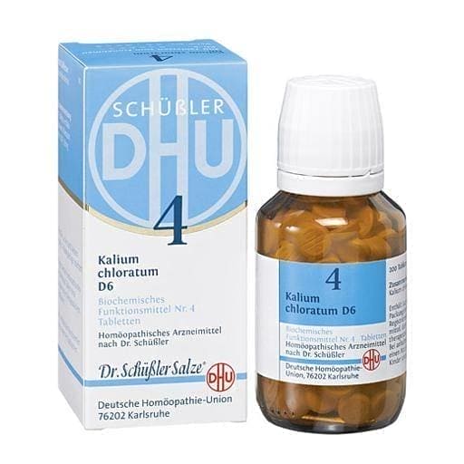 BIOCHEMISTRY DHU 4 Kalium chloratum D 6 thrombophlebitis UK