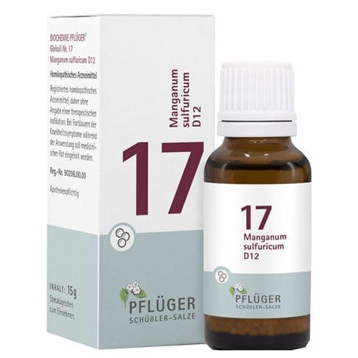 BIOCHEMISTRY Pflueger 17 Manganum sulfuricum D 12 Gl. - UKDorf