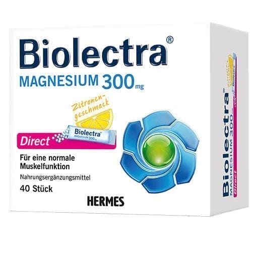 BIOLECTRA Magnesium 300 mg Direct Lemon Sticks - UKDorf