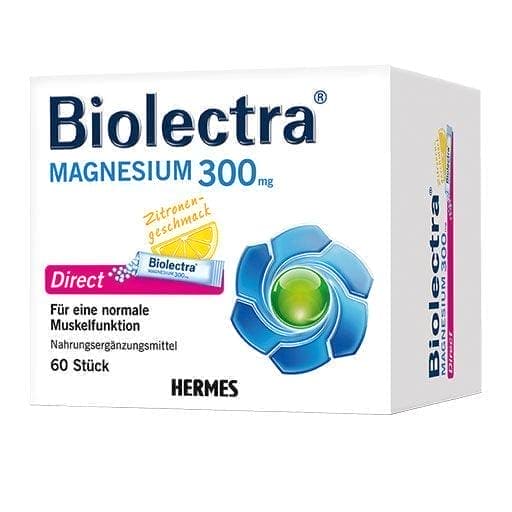 BIOLECTRA Magnesium 300 mg Direct Lemon Sticks - UKDorf