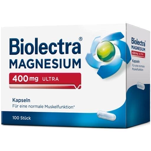 BIOLECTRA Magnesium 400 mg ultra capsules - UKDorf