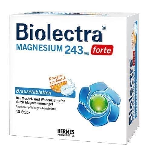 BIOLECTRA Magnesium forte, Magnesium oxide, magnesium ion, neuromuscular disorders - UKDorf
