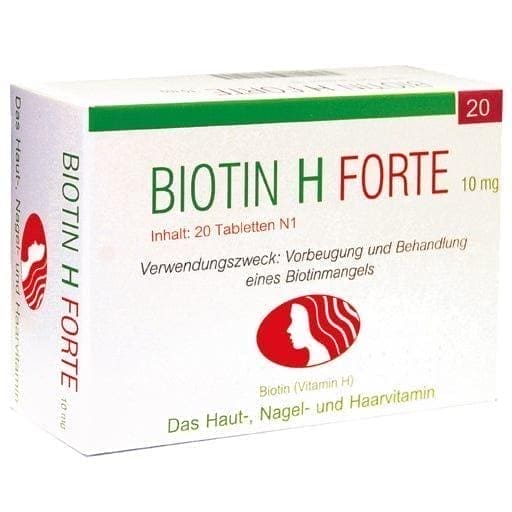 BIOTIN H forte tablets, vitamin H - UKDorf