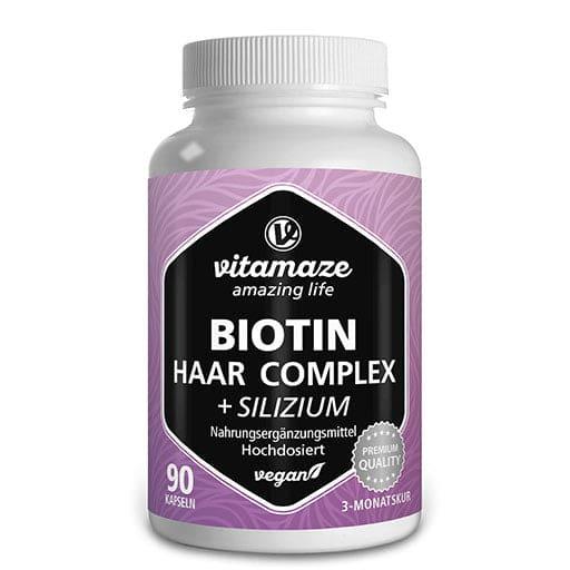 BIOTIN HAIR Vitamin complex high dose + silicon capsules - UKDorf