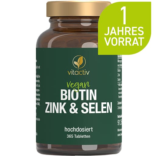 BIOTIN ZINC & Selenium 365 tablets - UKDorf