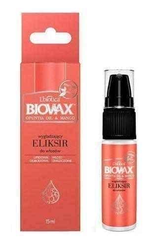 BIOVAX Hair elixir prickly pear and mango 15 ml UK