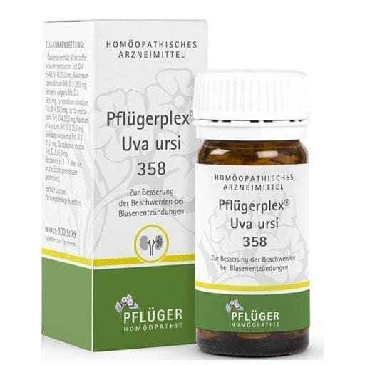Bladder infection, cystitis, PFLUEGERPLEX Uva Ursi 358 tablets
