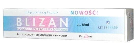 Blizan Silicone scar gel roll-on 15ml UK
