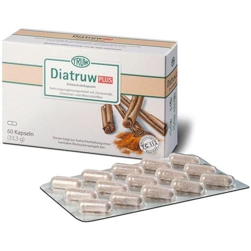 Blood sugar levels, DIATRUW Plus cinnamon extract capsules - UKDorf