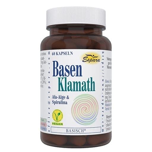 Blue-green algae, alkaline-forming minerals, BASEN KLAMATH capsules - UKDorf