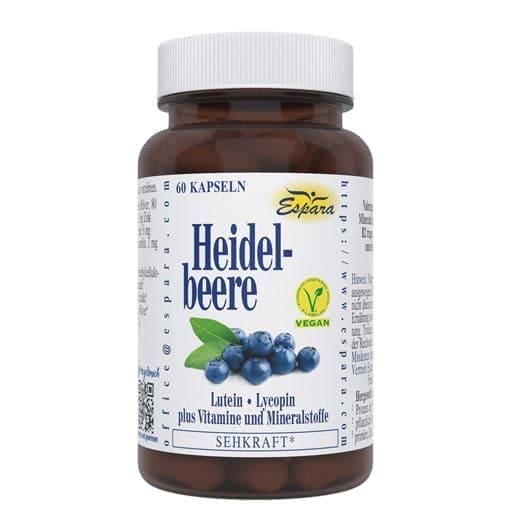 BLUEBERRY, lutein, lycopene, copper, zinc, selenium, vitamins CAPSULES - UKDorf