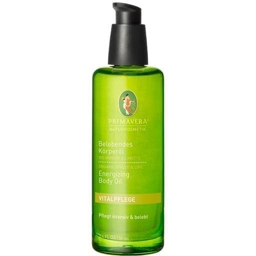 BODY OIL Ginger Lime invigorating UK