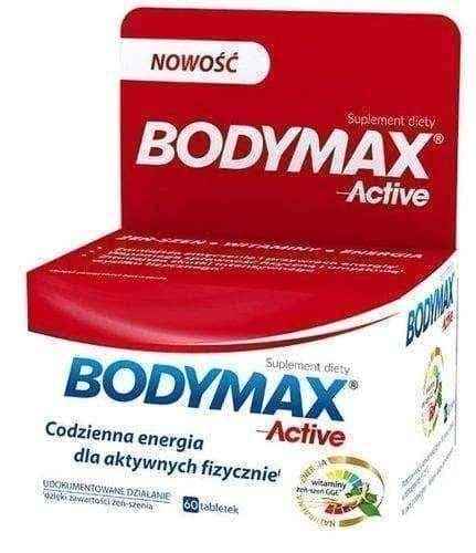 Bodymax Active x 60 tablets