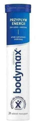 Bodymax Energy Rush x 20 effervescent tablets UK