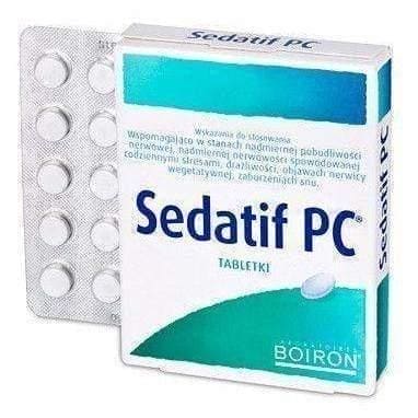 BOIRON SEDATIF PC N20 for the treatment of anxiety, mild sleep disorder, stress! Without box UK