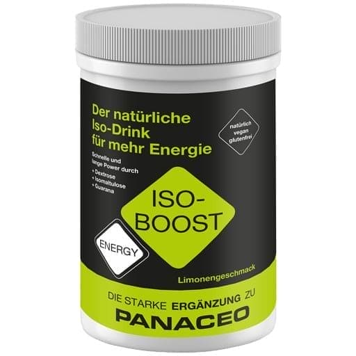 Boost energy powder PANACEO, dextrose, isomaltulose, caffeine - UKDorf