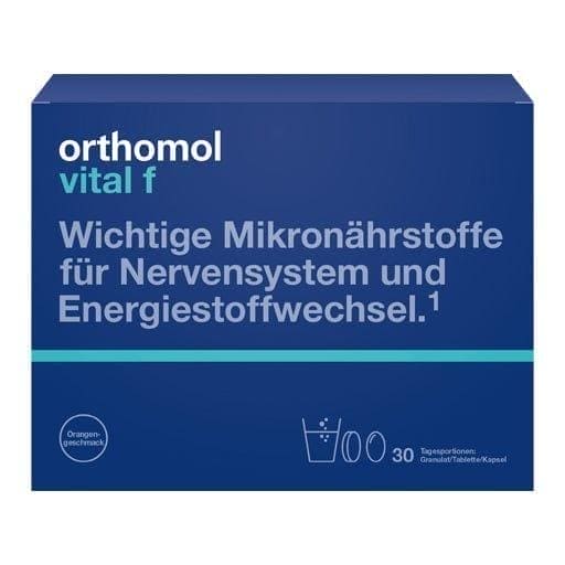 Boost energy, tiredness, fatigue, ORTHOMOL Vital F - UKDorf