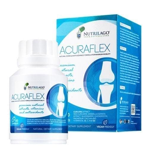Boswellia serrata supplement, ACURAFLEX capsules Nutrilago - UKDorf