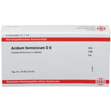 Bronchial asthma, neuralgia, eczema, ACIDUM FORMICICUM D 6 ampoules - UKDorf